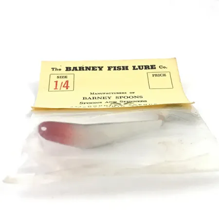 Weedless Barney Spoon Cuillère, Rouge/Blanc, 7g, Anti-herbe, #4924