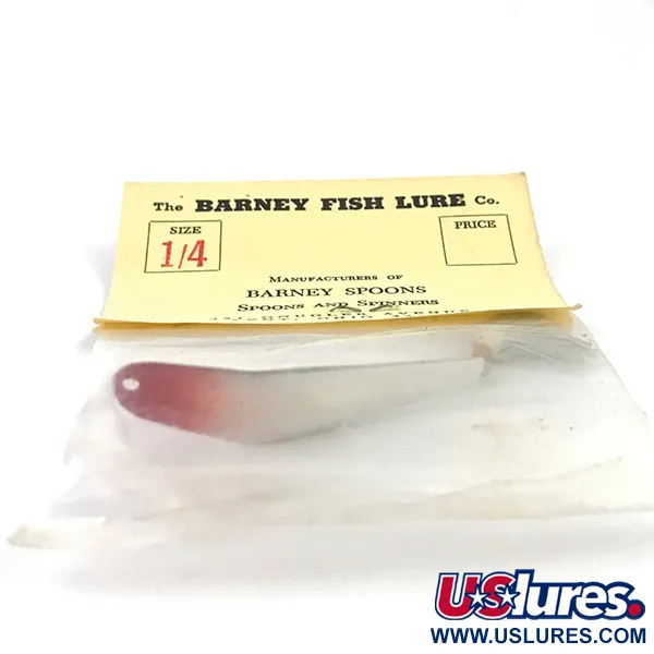 Weedless Barney Spoon Cuillère, Rouge/Blanc, 7g, Anti-herbe, #4924