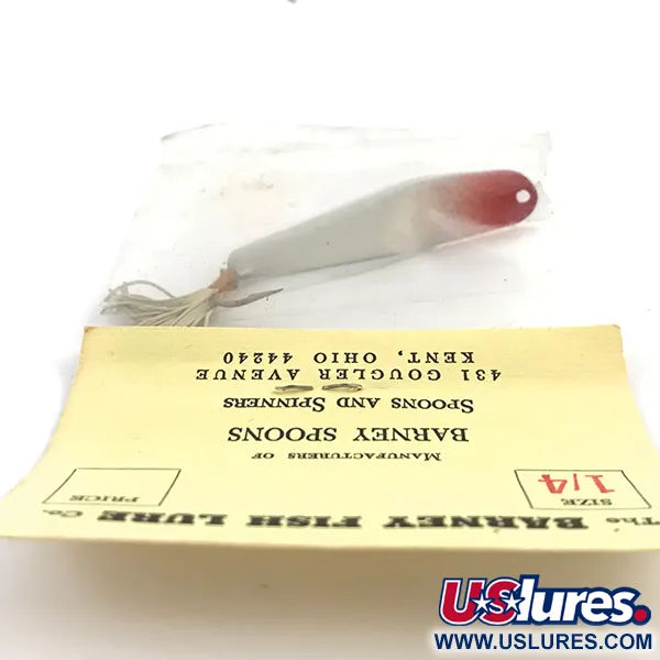 Weedless Barney Spoon Cuillère, Rouge/Blanc, 7g, Anti-herbe, #4924