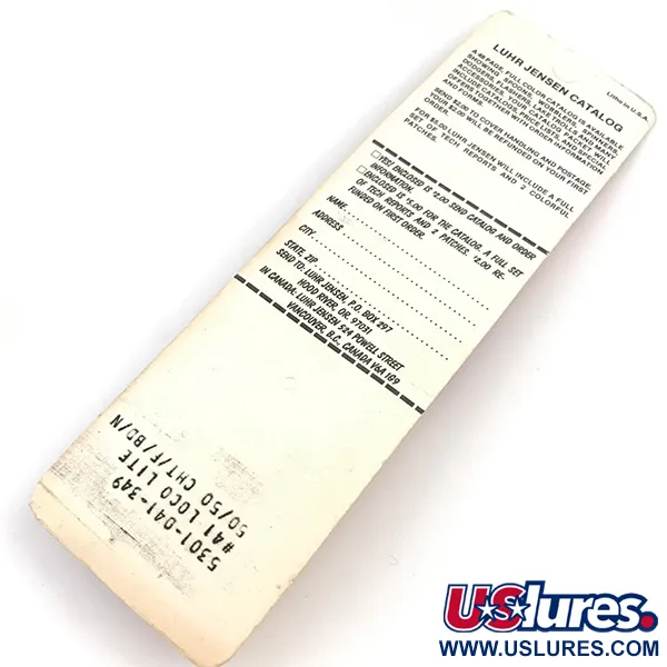 Luhr Jensen Loco Lite UV Cuillère, Rouge/Jaune/Noir, 14g, UV, #4927