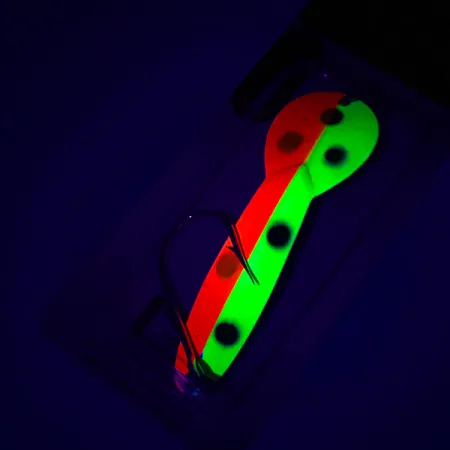 Luhr Jensen Loco Lite UV Cuillère, Rouge/Jaune/Noir, 14g, UV, #4927