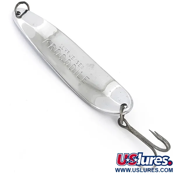 Luhr Jensen Krocodile Cuillère, Nickel, 94g, Longue distance, #4936
