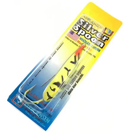 Luhr Jensen Weedless Silver Spoon UV, Fire Tiger, 17g, Cuillère, #5796