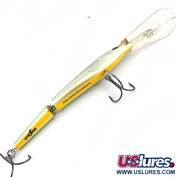 Storm Deep Jointed Minnow Stick 14 Poisson Nageur, Vert, 25g, #4942