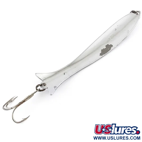 Mooselook wobbler Cuillère, Nickel, 28g, Queue double aileron, #4946