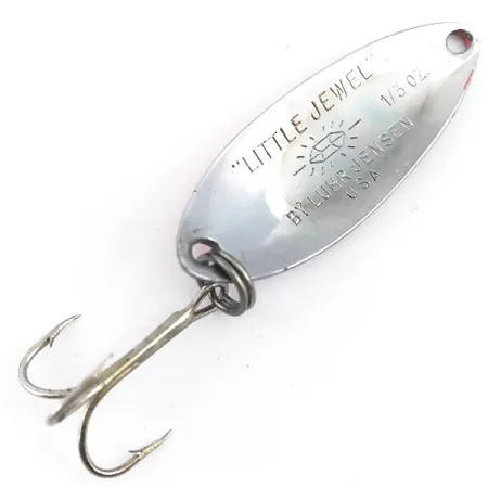Luhr Jensen Little Jewel UV Cuillère, Nickel martelé, 9g, UV, #4947