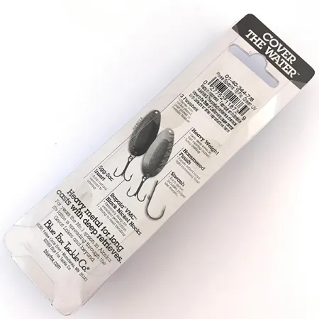 Blue Fox Pixee UV Cuillère, Nickel Martelé/Vert, 24g, UV, #4954