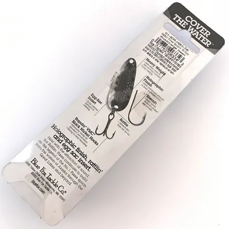 Blue Fox Rattlin Pixe Cuillère, Bleu Métallique/Rouge, 24g, Billes, #4955