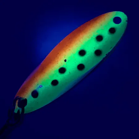 Acme Kastmaster UV Cuillère, Fire Tiger / Nickel, 7g, Réactif UV, #4978