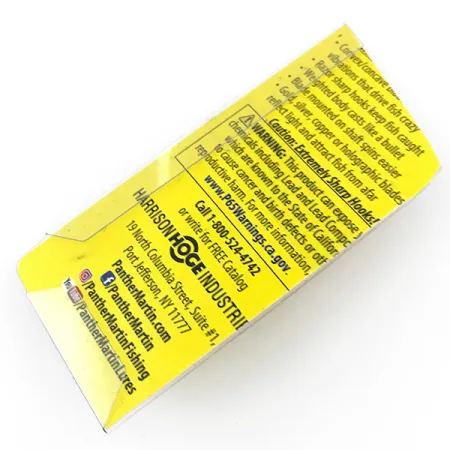 Panther Martin 4 Cuiller, Or / Rouge, 4g, Palette Inline, #4995