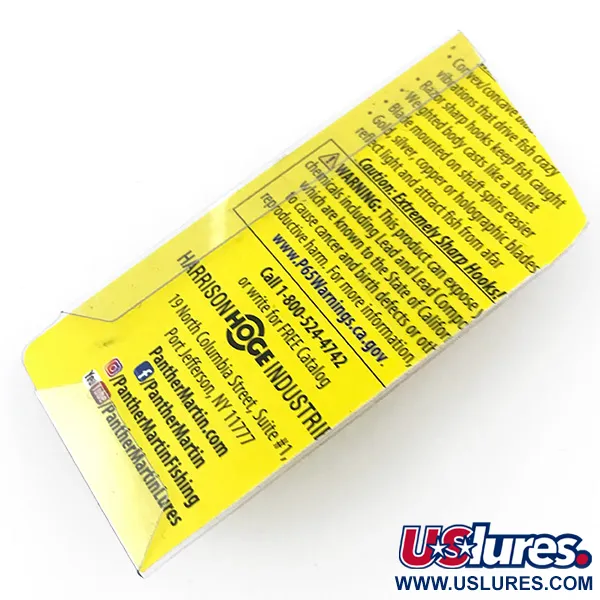 Panther Martin 4 Cuiller, Or / Rouge, 4g, In-Line, #5008