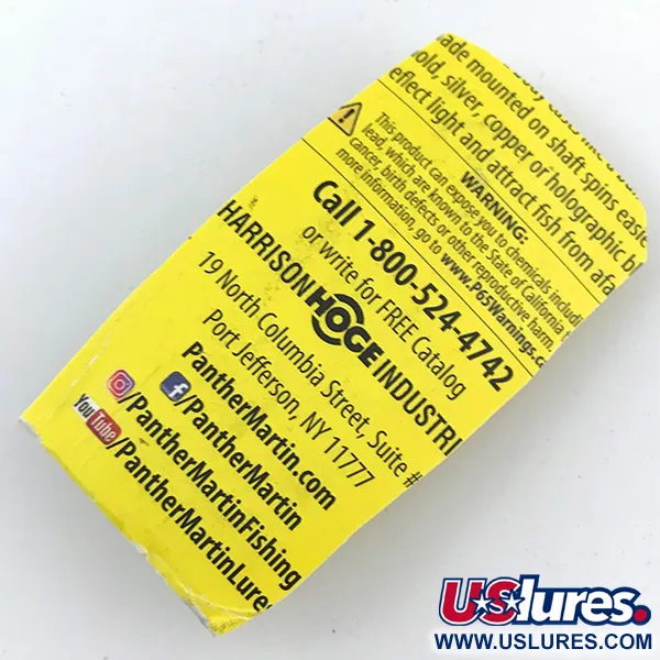 Panther Martin 4 UV Cuiller, Truite arc-en-ciel, 4g, Finition UV, #4996