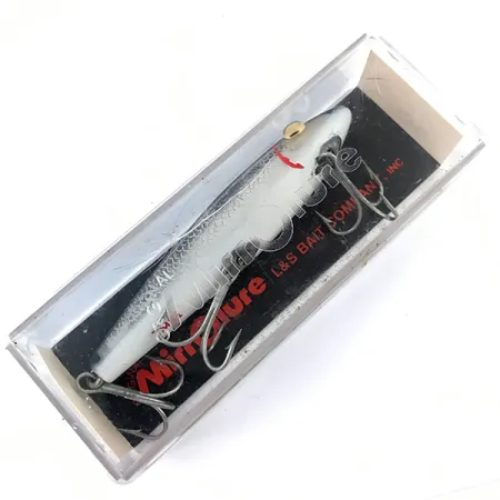 MirrOlure Bass-master model 7M21 Walker, Argent/Noir, 11g, #5020