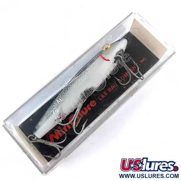 MirrOlure Bass-master model 7M21 Walker, Argent/Noir, 11g, #5020