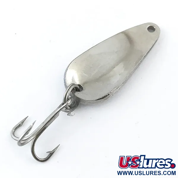 Weller Cuillère Ondulante, White/Red/Nickel, 3.7g, Vintage USA, #5033