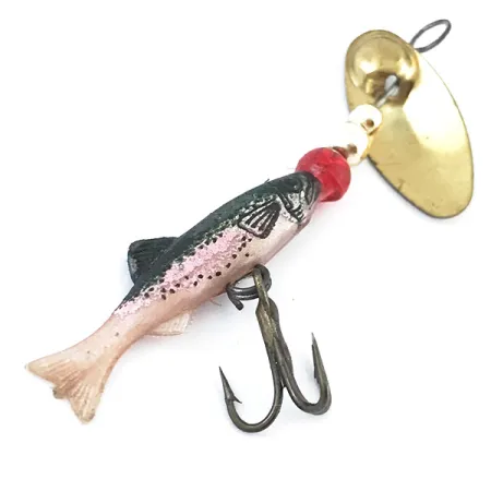 Renosky Sonic Swing Minnow Spinner, Doré, 2g, Corps souple, #5034