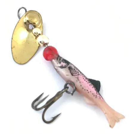 Renosky Sonic Swing Minnow Spinner, Doré, 2g, Corps souple, #5034