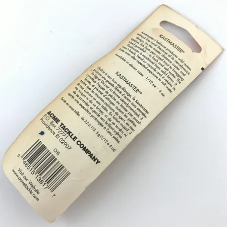 Cuillère Acme Kastmaster, Nickel / Hologramme, 10.5g, Lancer, #5044