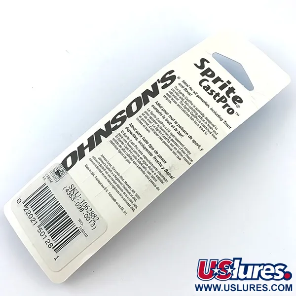 Johnson Sprite Cast Pro Cuillère, Nickel, 10,5g, Laiton, #5793