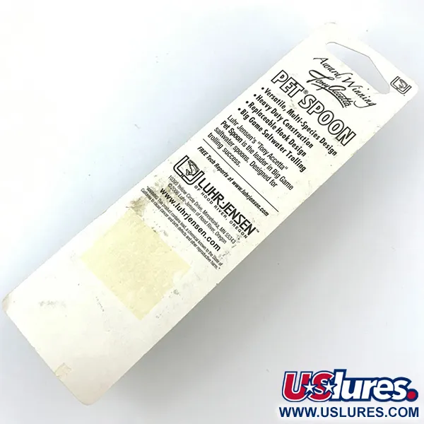 Luhr Jensen Tony Accetta Pet Spoon 14, Nickel, 7g, Anti-herbe, #5050