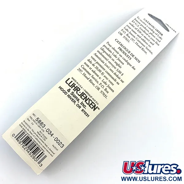 Luhr Jensen Deep Stinger Jig, Argent / Vert, 21g, #5052