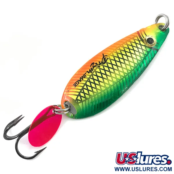 Cuillère Key Largo Syco Spoon, Rainbow Fish, 14g, Finition Prizm, #5057