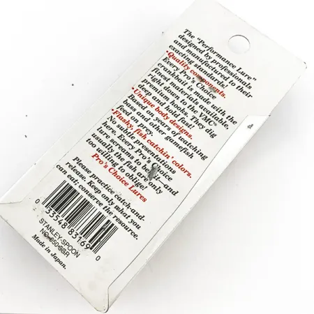 Stanley Jigs Pro's Choice Cuillère, Argent/Violet, 9g, Triple VMC, #5062