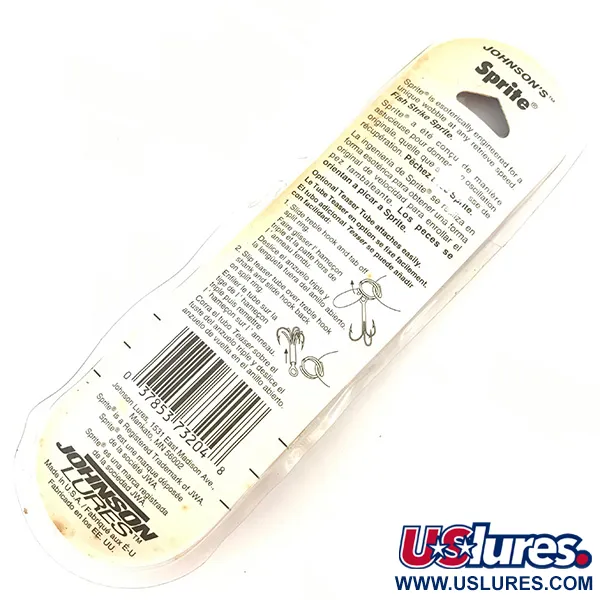 Johnson Sprite Cuillère, Nickel, 1/2oz, Wobble Action, #5065