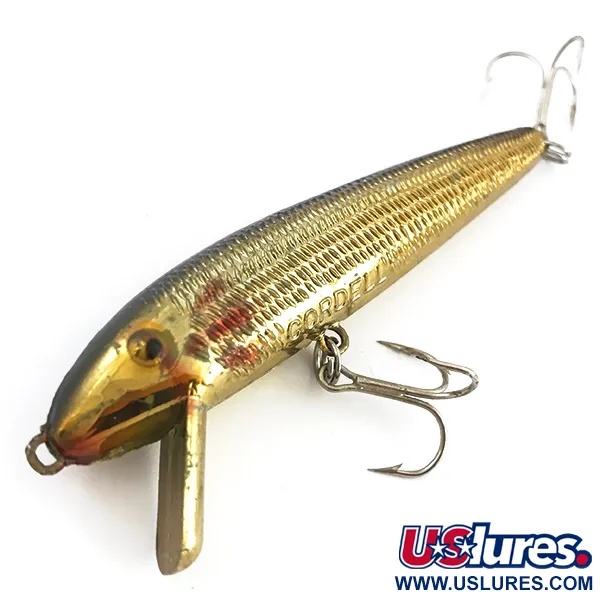 Cotton Cordell Red Fin Poisson Nageur, Or, 5g, Écailles, #5068