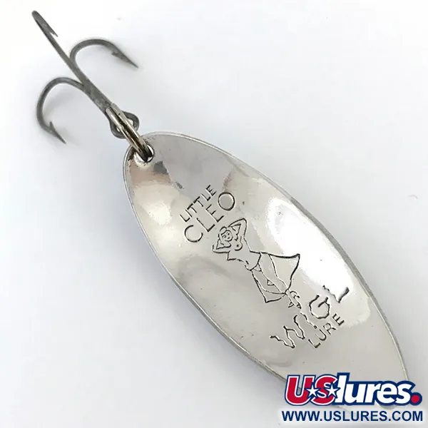 Seneca Little Cleo (Hula Girl) Cuillère, Blanc/Bleu/Nickel, 18g, #5073