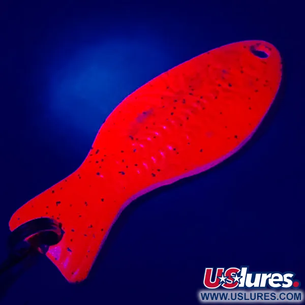 Al's gold fish UV Cuillère, Rose Fluorescent UV/Nickel, 4.5g, #5077