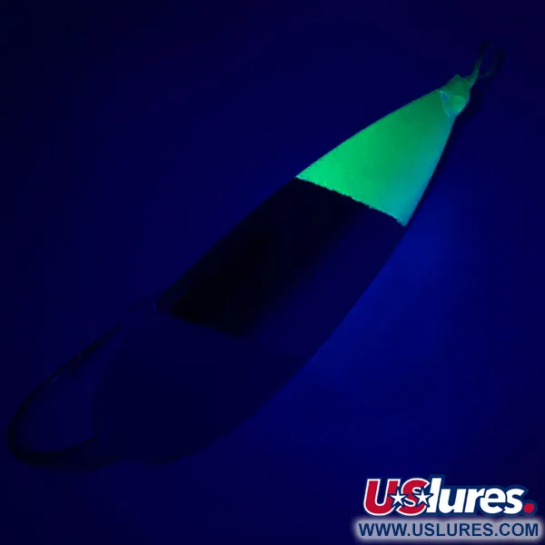 Weedless Johnson Silver Minnow Cuillère Anti-Herbe, Nickel/Bleu/Vert, #5078