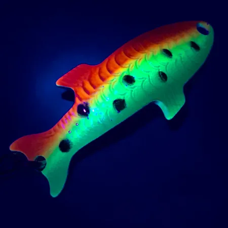 Acme Phoebe UV Cuiller, Truite Arc-en-ciel/Nickel, 4g, UV, #5083