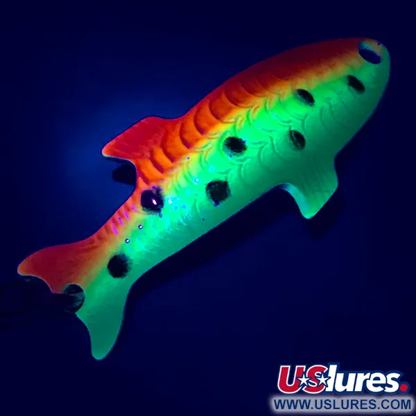 Acme Phoebe UV Cuiller, Truite Arc-en-ciel/Nickel, 4g, UV, #5083