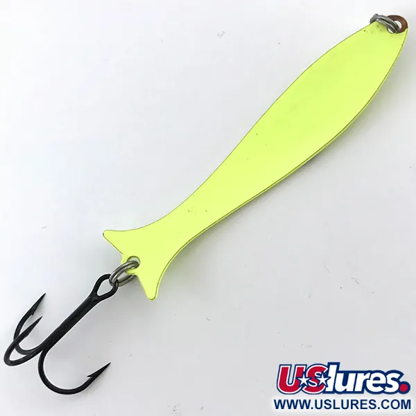 Williams Mooselook wobbler Cuillère, Fluorescent Yellow / Black, 8g, #5086