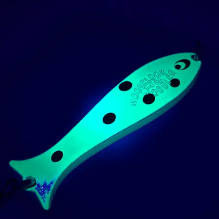 Williams Mooselook wobbler Cuillère, Fluorescent Yellow / Black, 8g, #5086