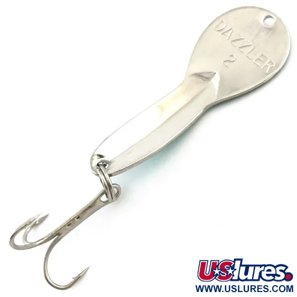 Acme Dazzler #2 Cuillère, Nickel / Vert, 7g, Brochet, #5096