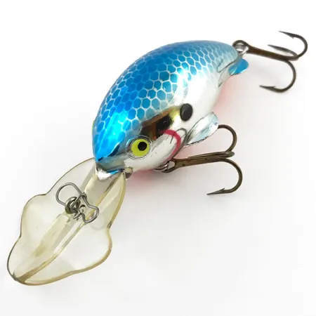 Luhr Jensen Brush Baby Uv Crankbait, Bleu/Argent/UV, 12g, #5097