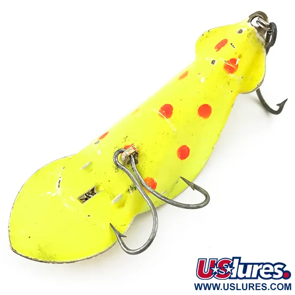 Buck Perry Spoonplug UV Cuillère, Yellow / Red, 14g, UV Actif, #5100
