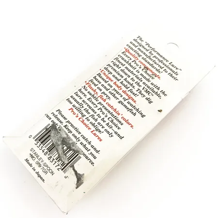 Stanley Jigs Pro’s Choice Cuillère, Argent/Hologramme, 7g, VMC, #5111