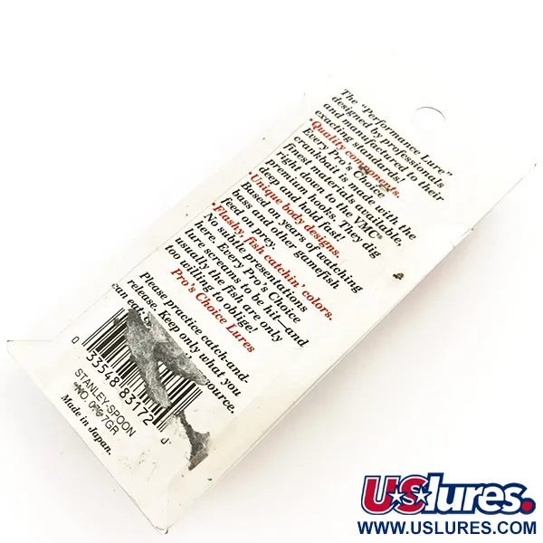 Stanley Jigs Pro’s Choice Cuillère, Argent/Hologramme, 7g, VMC, #5111