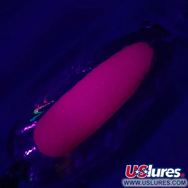 Blue Fox Rattlin Pixee Cuillère, Pink UV / Rainbow Herring, 14g, #5127