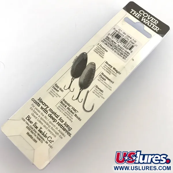 Blue Fox Pixee UV Cuiller, Nickel Martelé/Vert, 14g, UV, #01-30-344-1/2