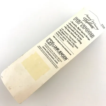 Luhr Jensen Tony Accetta Pet Spoon 14 Cuillère Anti-herbe, Nickel, 7g, #5133