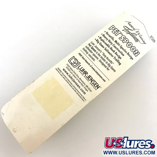 Luhr Jensen Tony Accetta Pet Spoon 14 Cuillère Anti-herbe, Nickel, 7g, #5133