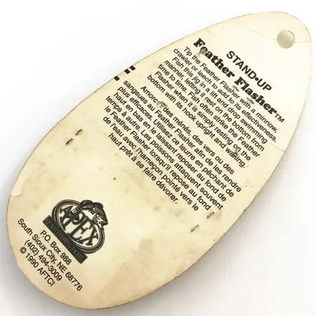 Apex Feather Flasher Jig, Chartreuse, 7g, Tête Stand-up, #5134