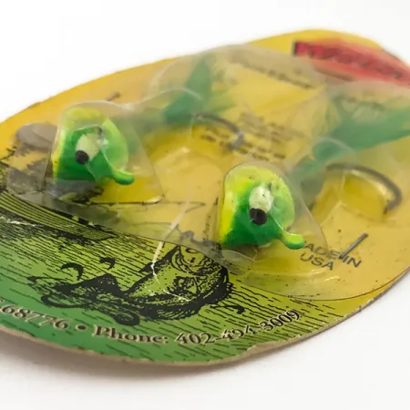 Apex Feather Flasher Jig, Chartreuse, 7g, Tête Stand-up, #5134