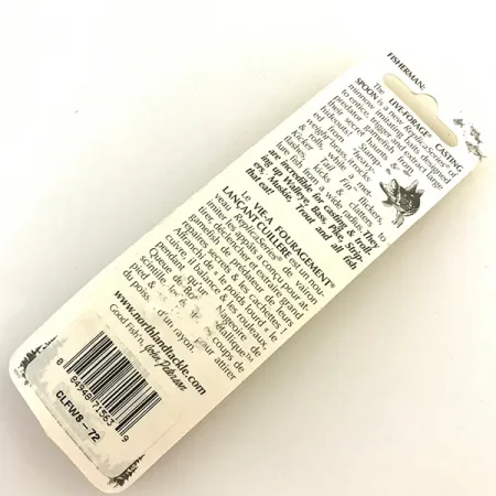 Northland Live Forage Glow Cuillère, Poisson réaliste, 7g, Glow, #5142