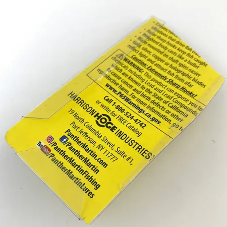 Panther Martin 4 Cuiller, Doré / Rouge, 4g, Palette en ligne, #5170