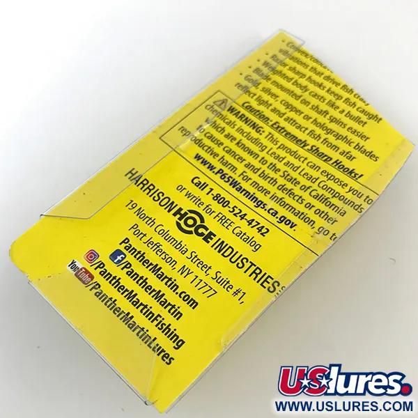 Panther Martin 4 Cuiller, Doré / Rouge, 4g, Palette en ligne, #5170